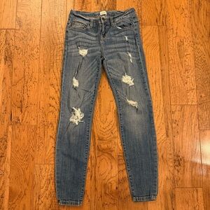 SneakPeek Boyfriend Size: 1 Distressed Jeans
